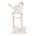 Clayre & Eef Decorazione Uccello 8x4x13 cm Beige Poliresina