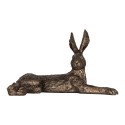 Clayre & Eef Statuetta decorativa Coniglio 39x20x24 cm Marrone Plastica