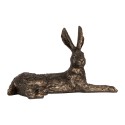 Clayre & Eef Statuetta decorativa Coniglio 39x20x24 cm Marrone Plastica
