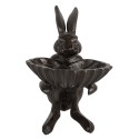Clayre & Eef Vaschetta per l'alimentazione degli uccelli 16x19x29 cm Marrone Metallo