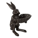 Clayre & Eef Vaschetta per l'alimentazione degli uccelli 16x19x29 cm Marrone Metallo