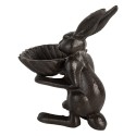 Clayre & Eef Vaschetta per l'alimentazione degli uccelli 16x19x29 cm Marrone Metallo