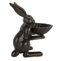 Clayre & Eef Vaschetta per l'alimentazione degli uccelli 16x19x29 cm Marrone Metallo
