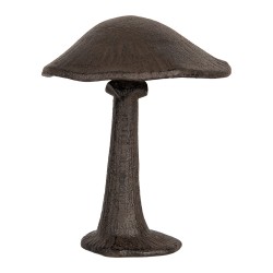 Clayre & Eef Statuetta decorativa Fungo 12x11x15 cm Marrone Metallo