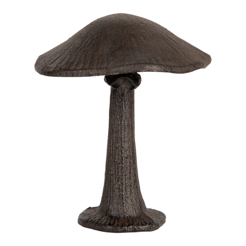 Clayre & Eef Statuetta decorativa Fungo 12x11x15 cm Marrone Metallo