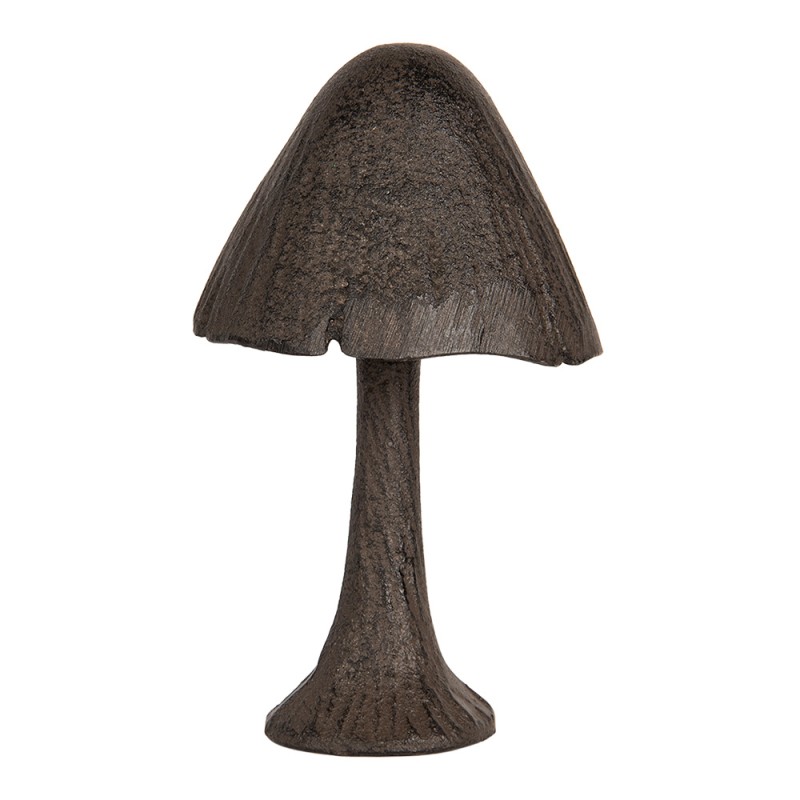 Clayre & Eef Statuetta decorativa Fungo 7x7x13 cm Marrone Metallo