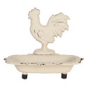 Clayre & Eef Portasapone 16x12x14 cm Beige Metallo