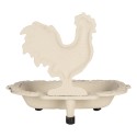 Clayre & Eef Portasapone 16x12x14 cm Beige Metallo