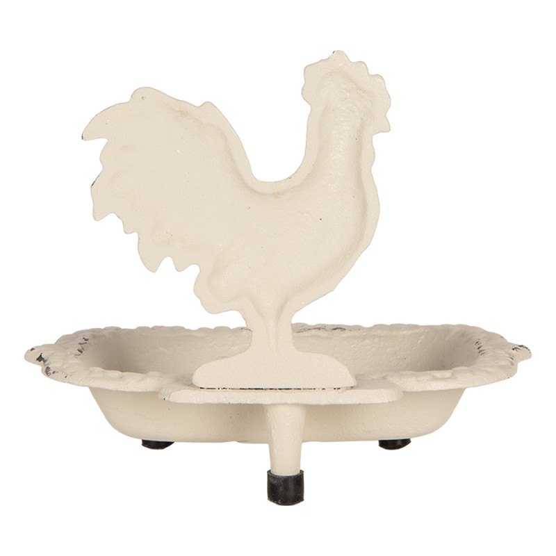 Clayre & Eef Portasapone 16x12x14 cm Beige Metallo