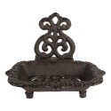 Clayre & Eef Portasapone 15x11x11 cm Marrone Metallo