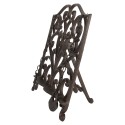 Clayre & Eef Fermalibri set di 2 27x5x27 cm Rosso Metallo