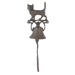 Clayre & Eef Campanello antico 14x14x24 cm Marrone Metallo