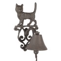 Clayre & Eef Campanello antico 14x14x24 cm Marrone Metallo