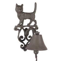 Clayre & Eef Campanello antico 14x14x24 cm Marrone Metallo