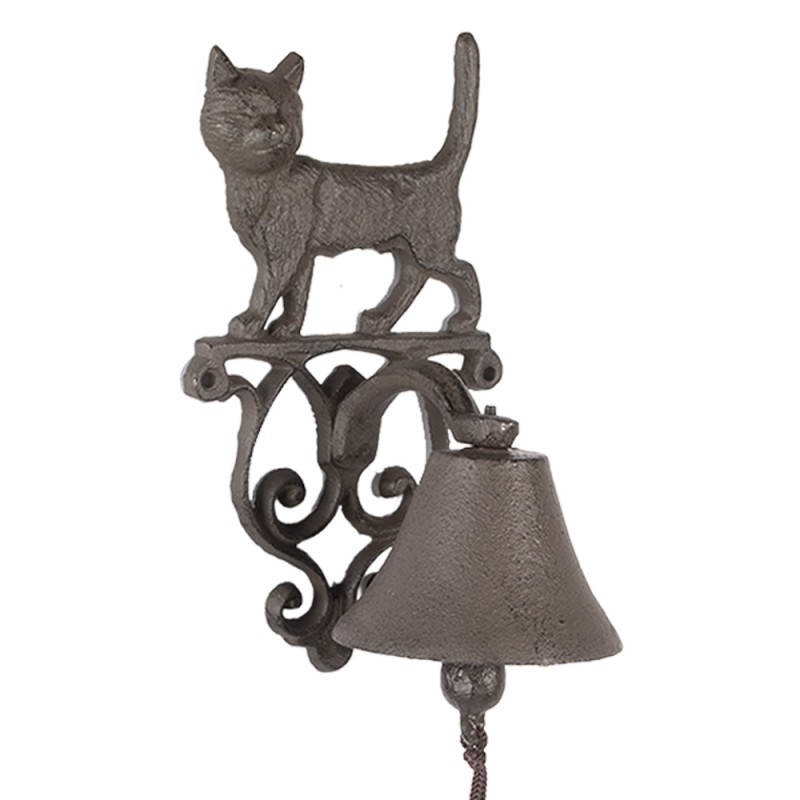 Clayre & Eef Campanello antico 14x14x24 cm Marrone Metallo