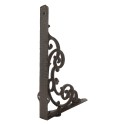 Clayre & Eef Supporto per mensola 3x29x22 cm Marrone Metallo