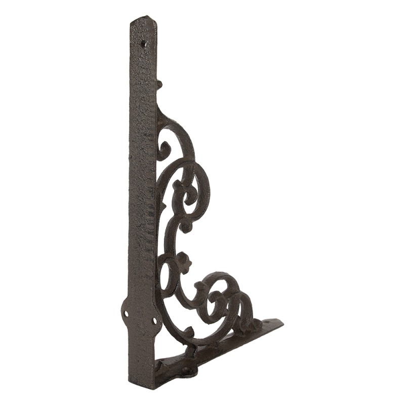 Clayre & Eef Supporto per mensola 3x29x22 cm Marrone Metallo