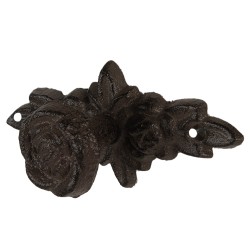 Clayre & Eef Maniglia 10x4x3 cm Marrone Metallo
