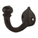 Clayre & Eef Gancio da parete 4x7x6 cm Marrone Metallo