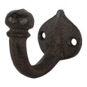 Clayre & Eef Gancio da parete 4x7x6 cm Marrone Metallo