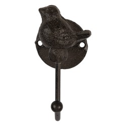 Clayre & Eef Gancio da parete 5x9x10 cm Marrone Metallo