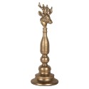 Clayre & Eef Candelabro Ø 14x40 cm Color oro Metallo