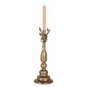 Clayre & Eef Candelabro Ø 14x40 cm Color oro Metallo