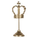 Clayre & Eef Decorazione Corona Ø 12x30 cm Color oro Metallo