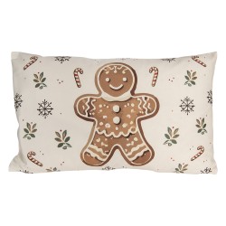 Clayre & Eef Federa per cuscino 30x50 cm Beige Poliestere