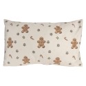 Clayre & Eef Federa per cuscino 30x50 cm Beige Poliestere