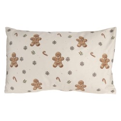 Clayre & Eef Federa per cuscino 30x50 cm Beige Poliestere