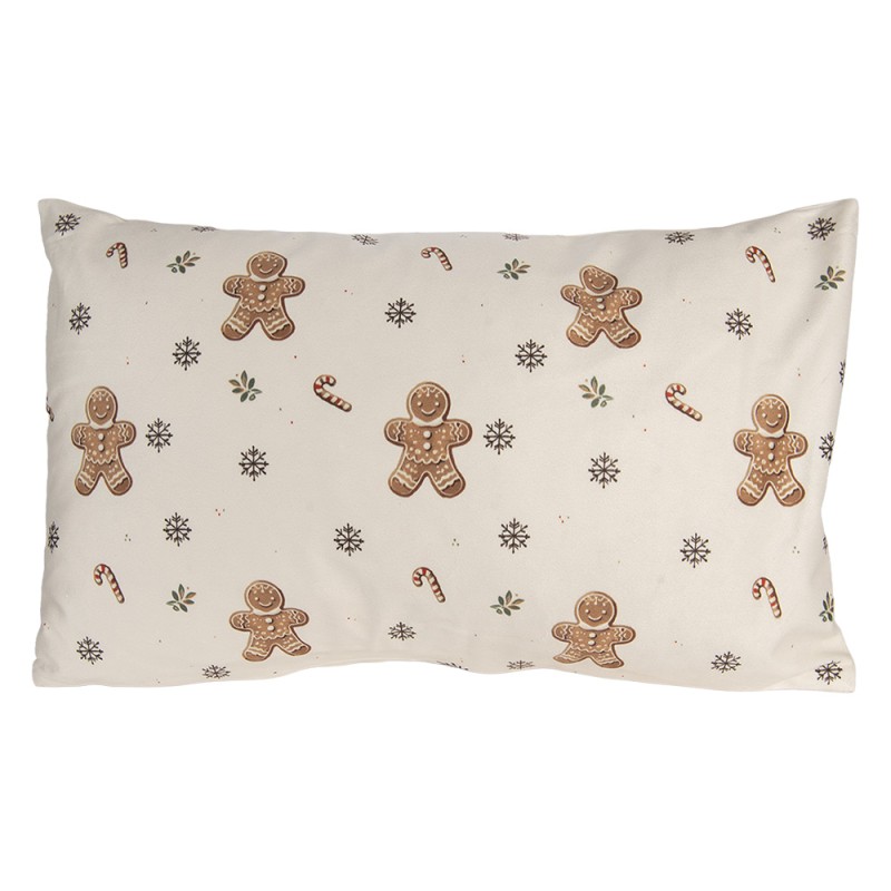 Clayre & Eef Federa per cuscino 30x50 cm Beige Poliestere