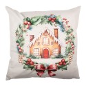 Clayre & Eef Federa per cuscino 45x45 cm Beige Poliestere Natale