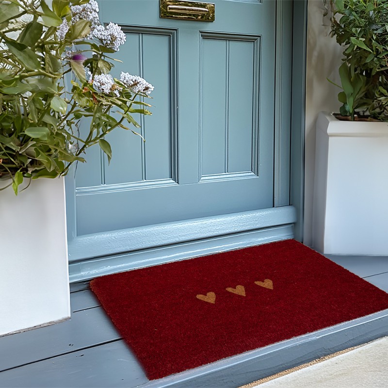 Clayre & Eef Zerbino 75x45x1 cm Rosso Cocco Coure