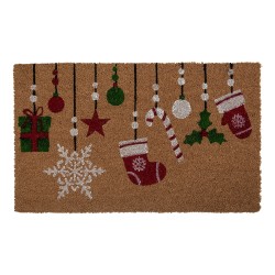 Clayre & Eef Zerbino 75x45x1 cm Marrone Cocco Natale