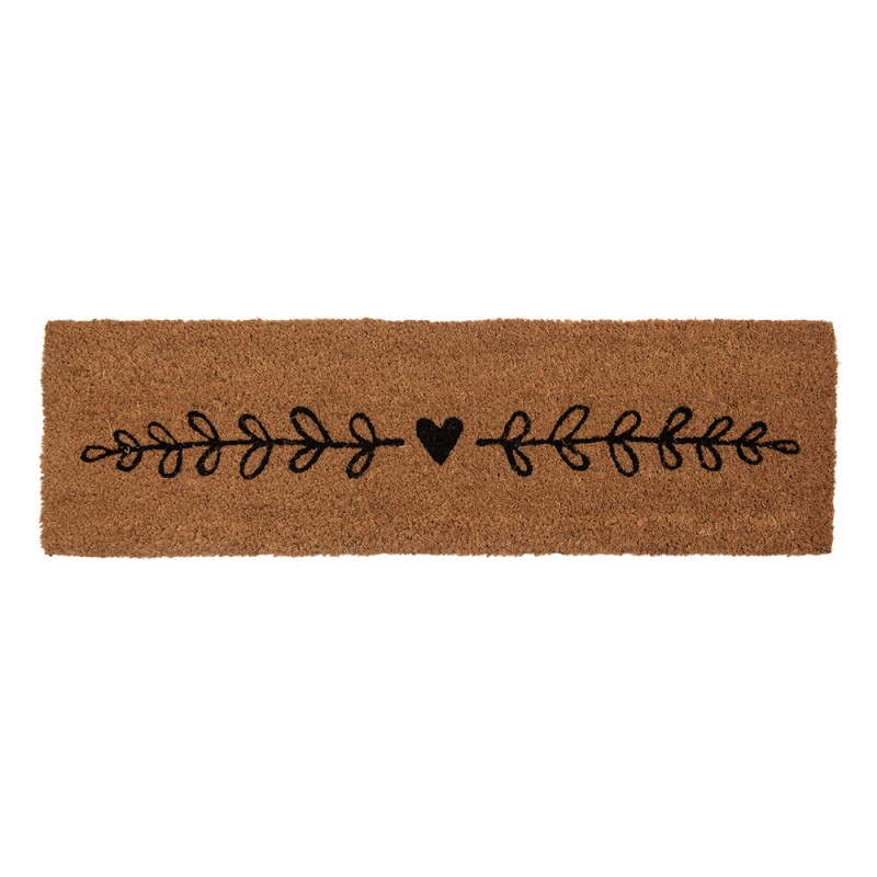 Clayre & Eef Zerbino 75x22x2 cm Marrone Cocco Cuori