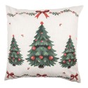 Clayre & Eef Federa per cuscino 45x45 cm Beige Poliestere Albero di Natale