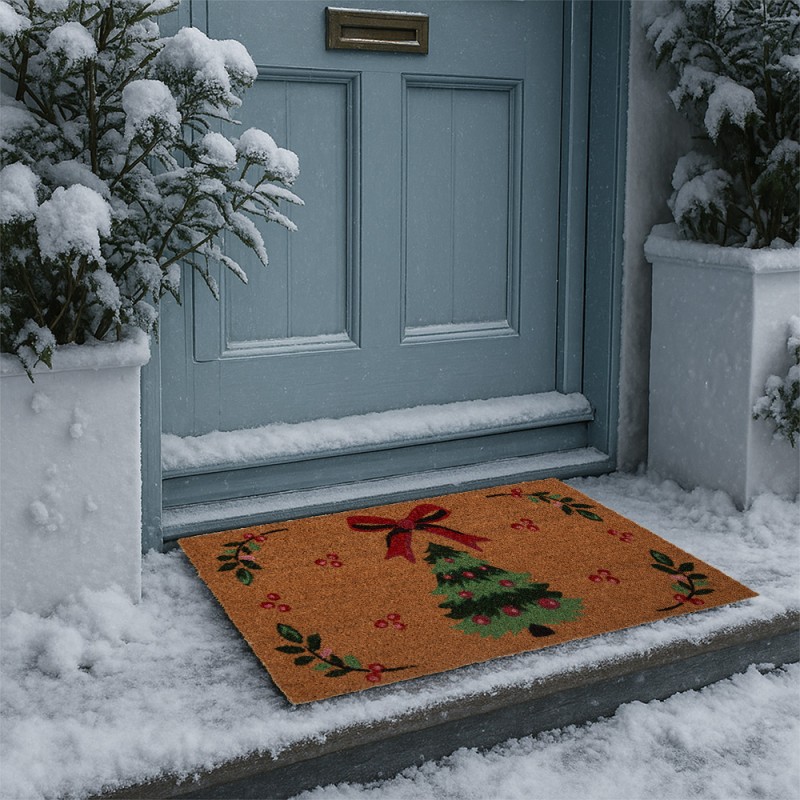 Clayre & Eef Zerbino 75x45x1 cm Marrone Cocco Natale