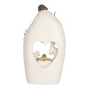 Clayre & Eef Christmas Decoration Figurine Nativity Scene 12x6x22 cm Beige Plastic