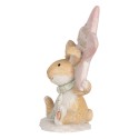 Clayre & Eef Decorative Figurine Rabbit 8x5x11 cm Brown Plastic