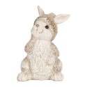 Clayre & Eef Decorative Figurine Rabbit 9x9x14 cm Beige Plastic