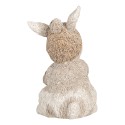 Clayre & Eef Decorative Figurine Rabbit 9x9x14 cm Beige Plastic