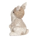 Clayre & Eef Decorative Figurine Rabbit 9x9x14 cm Beige Plastic