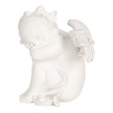 Clayre & Eef Christmas Decoration Figurine Angel set van 4 White Plastic