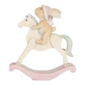Clayre & Eef Decorative Figurine Rabbit 13x4x14 cm Brown Plastic