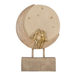 Clayre & Eef Decorative Figurine 18x5x26 cm Beige Plastic