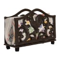 Clayre & Eef Napkin Holder 17x6x12 cm Brown Metal