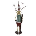 Clayre & Eef Figur Hirsch 48x28x126 cm Beige Metall