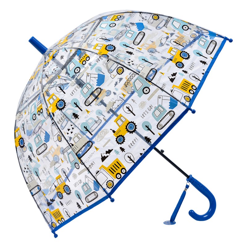 Juleeze Children's umbrella Ø 70x65 cm Transparent Plastic Car