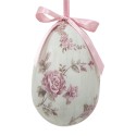 Clayre & Eef Ciondolo di Pasqua Uovo Ø 5x8 cm Multi Plastica